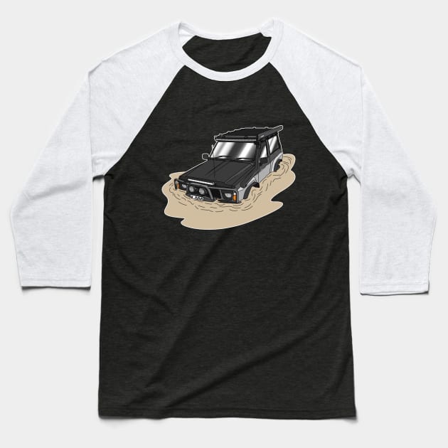 Nissan Patrol Baseball T-Shirt by Guyvit